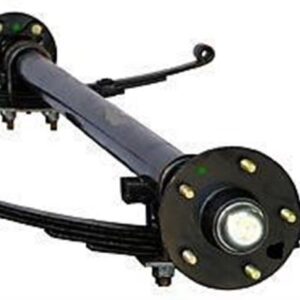 95x80 *545* IDLER DEXTER D35 PAINTED SPRING ROUND TUBE AXLE